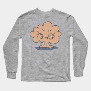 Cute Smiling Cloud Long Sleeve T-Shirt